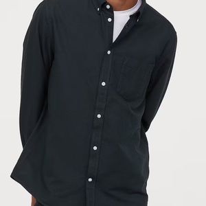 Men’s Black button down H&M size large
